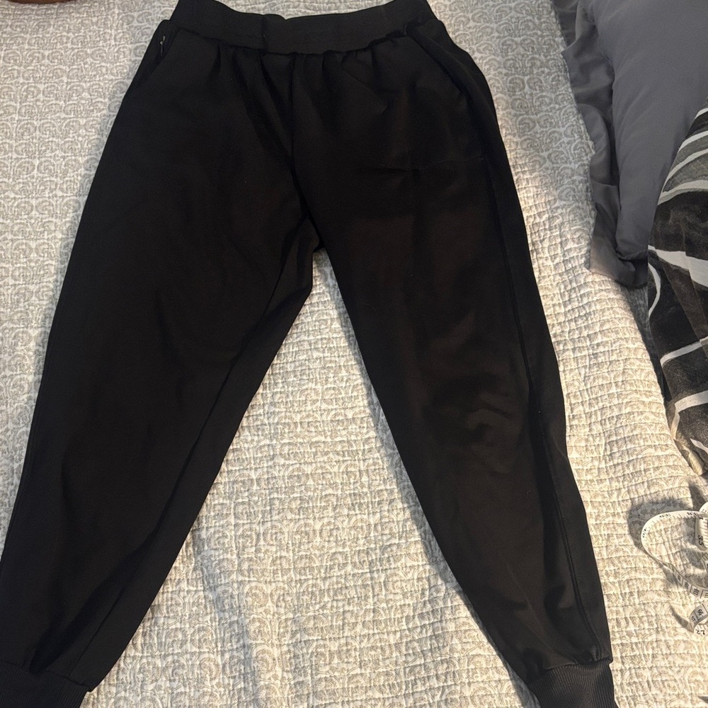 Rachel Zoe Black Elastic Jogger Pants